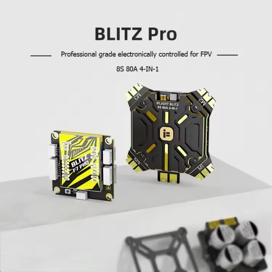 IFlight F722 F7 Pro Flight Controller BMI270 512MB BlackBox E80A 4IN1 ESC 4-8S for RC Drone Remote Control